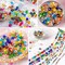 750 Pcs Assorted Crystal Glass Beads for Jewelry Making (Colorful)